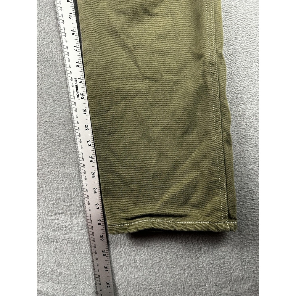 Reformation Jeans Womens 27 Green Cowboy High Rise Straight Kalamata Denim - Picture 7 of 12